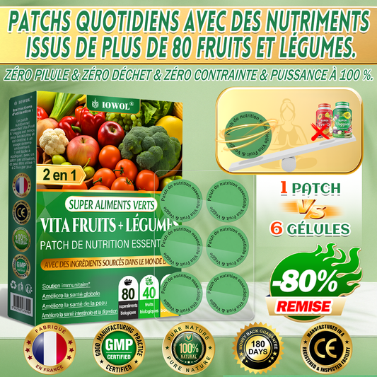 Patch nutritionnel essentiel Vita Fruits et Légumes